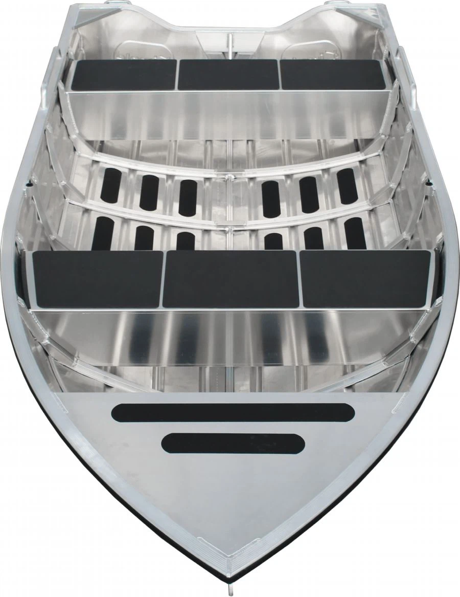 12 foot Aluminum V Hull Fishing Boat Front View